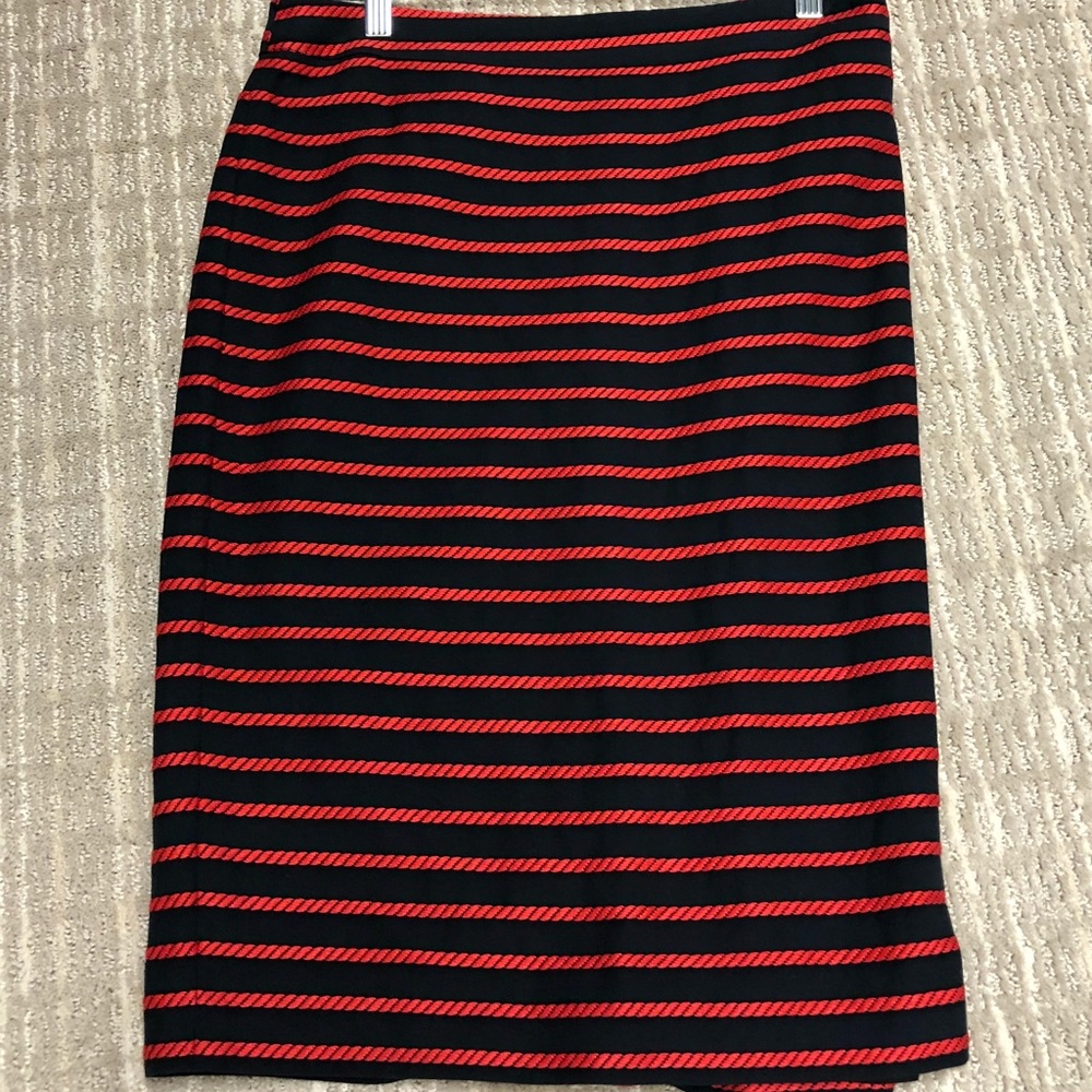 NWT Ann Taylor Stripe Skirt-Size 16